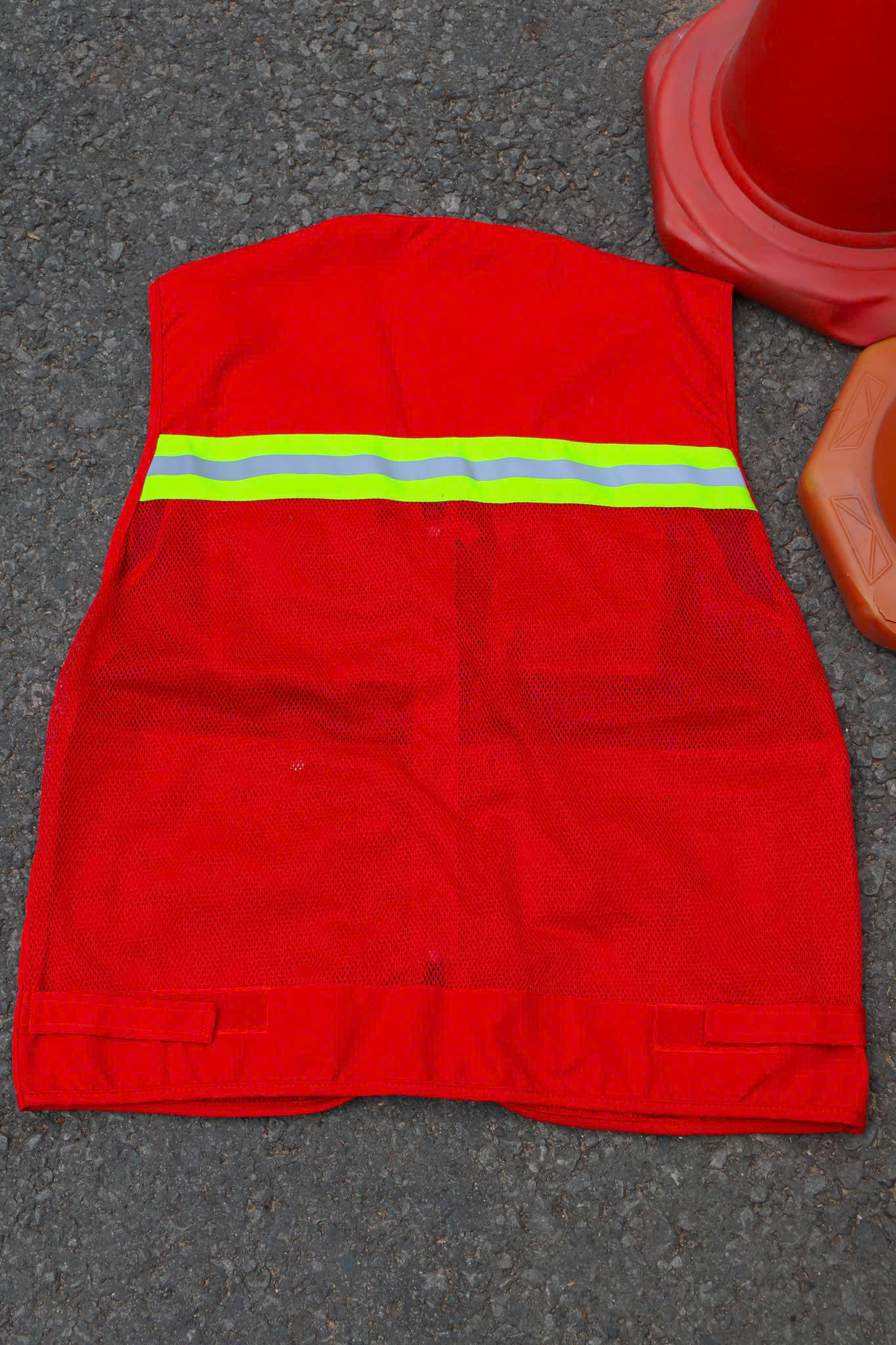 Áo ghile phản quang Đỏ 3K